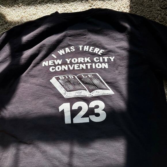 Rivington Roi Rebis Fivio Foreign Bible Promo NYC Exclusive Faded Tee XL RRR123 - Picture 5 of 9